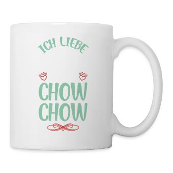 Ich liebe meinen Chow Chow - Tasse - Weiß - Rechts