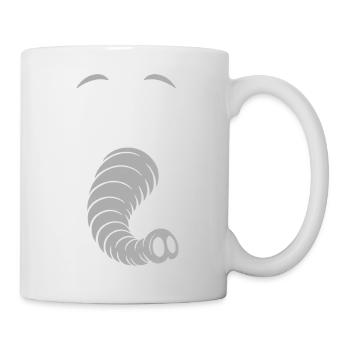 Elephant | Big Face Costume Carnival Disguise - Mug - white - Right