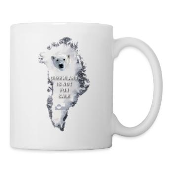 Le Groenland n’est pas à vendre (édition MAGA) - Mug blanc - blanc - Droite
