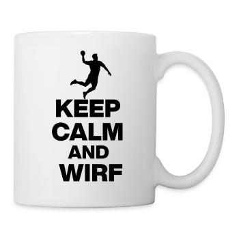 KEEP CALM AND THROW! GERMANY EUROPEAN CHAMPIONS - Mug - white - Right