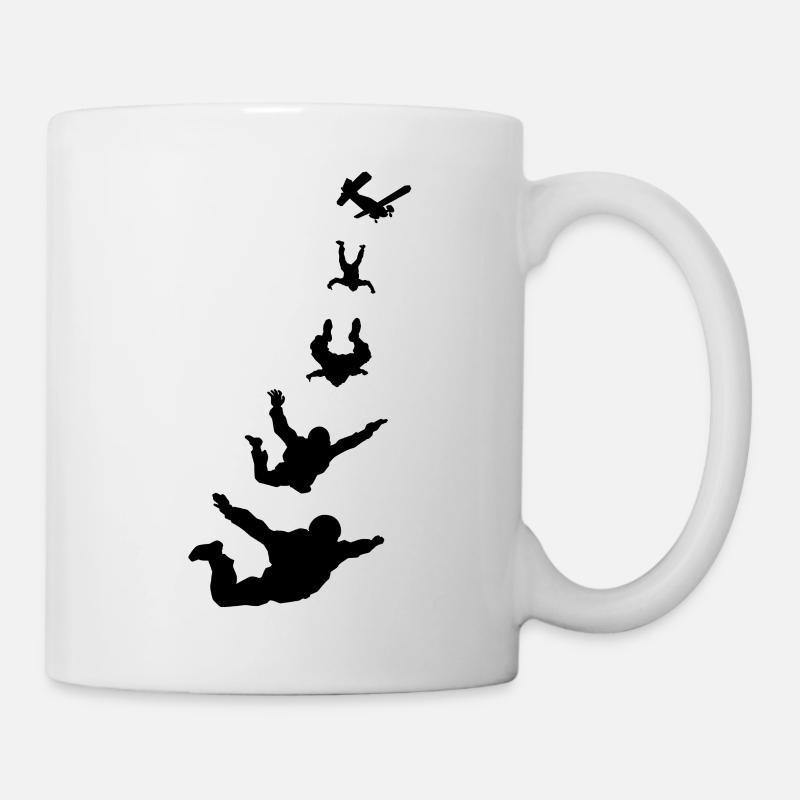 Parachutiste Fallschirmspringer - Mug blanc - blanc