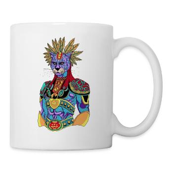 Rainbow Feline Warrior - Mug - white - Right