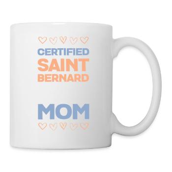 Maman certifiée Saint Bernard - Mug blanc - blanc - Droite