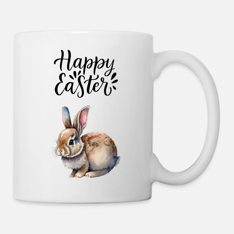 Frohes Osterhase - Tasse - Weiß