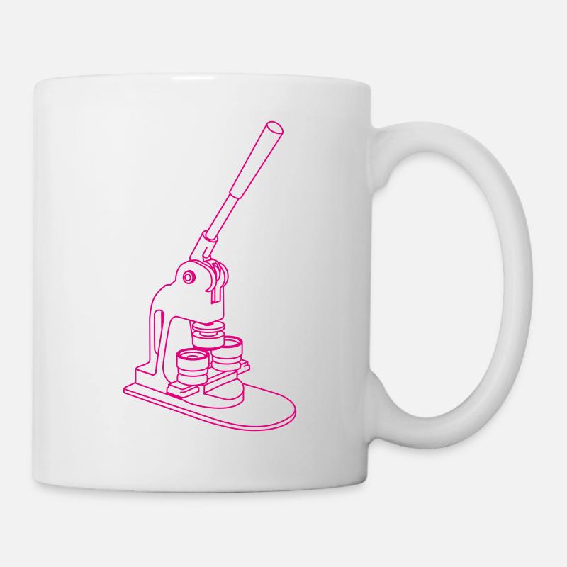 Buttonmachine - Tasse - Weiß