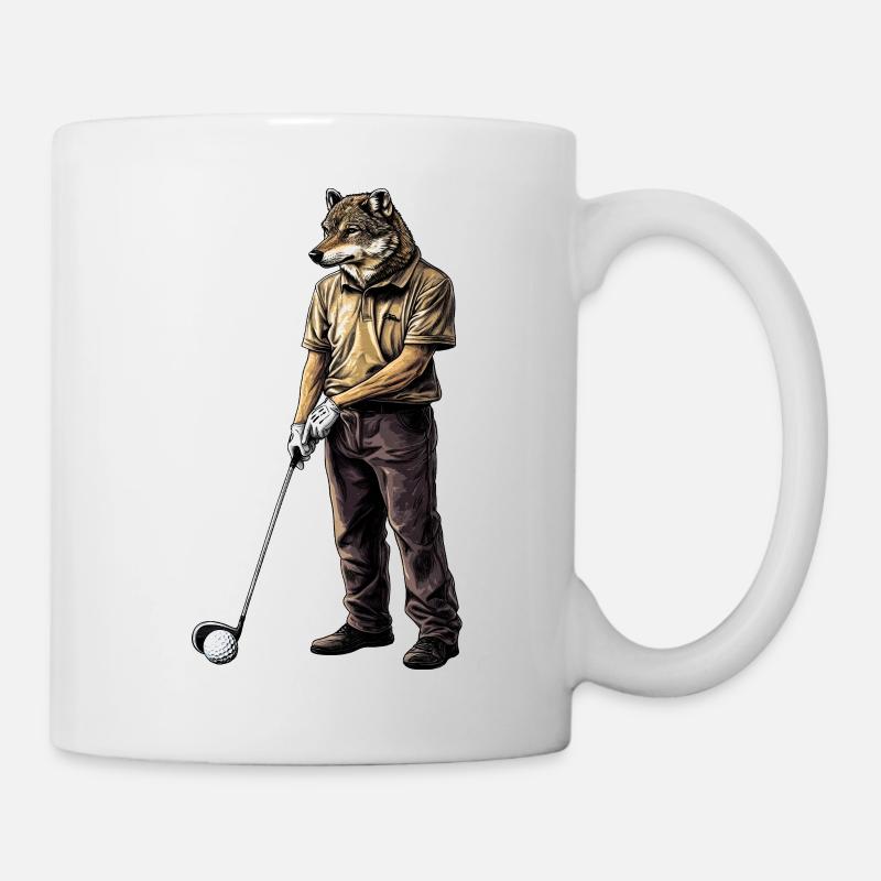 Wolves Golf - Mug - white