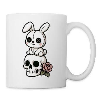 Goth Bunny Horror Rabbit Gothic Gruselig Gruselig - Tasse - Weiß - Rechts