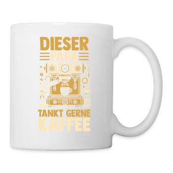 Café, Fête des pères, Papa - Mug blanc - blanc - Droite