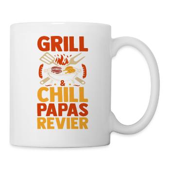 Barbecue Father Father's Day Dad - Mug - white - Right