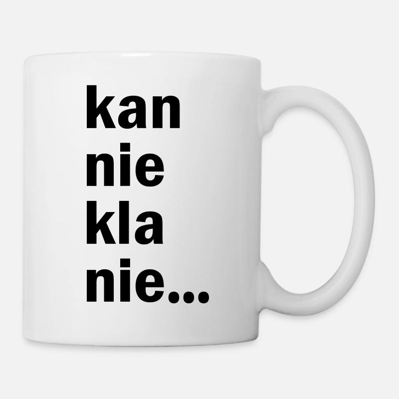 kan nie kla nie... - Mug - white
