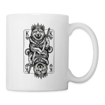 Eurasier | Roi de Cœur | Cartes - Mug blanc - blanc - Droite