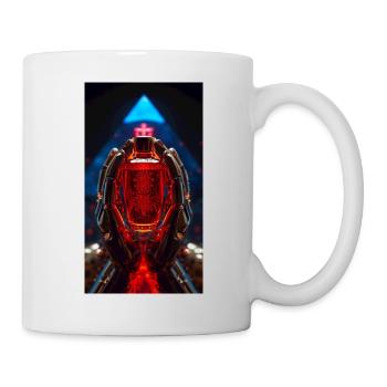 Red Crystal Robo Hands - Mug - white - Right