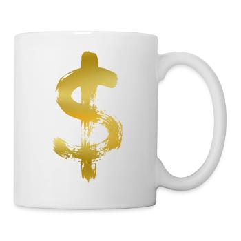 Golden Dollar - Mug blanc - blanc - Droite