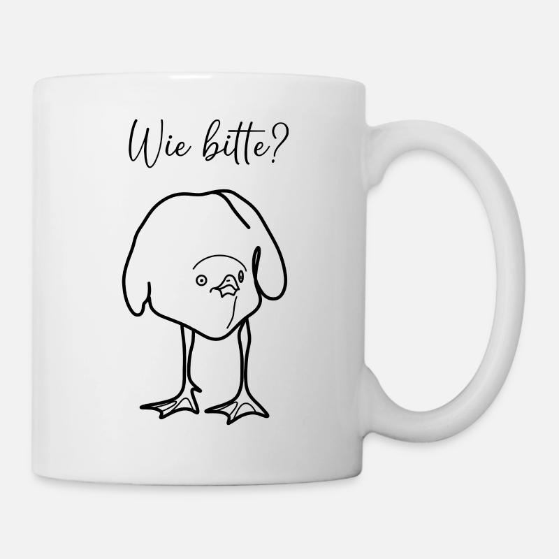 Wie bitte? - Tasse - Weiß