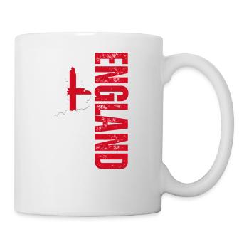 Fabriqué en Angleterre, né en Angleterre - Mug blanc - blanc - Droite