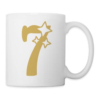 7 Years Anniversary 7th Birthday Starlet - Mug - white - Right