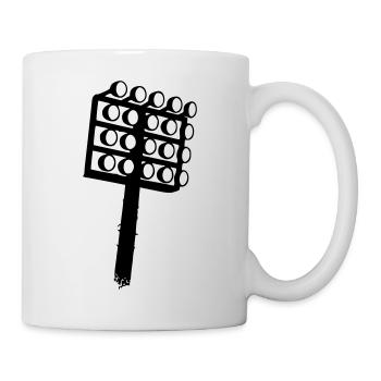 Stadium Floodlight Soccer Icon - Mug - white - Right