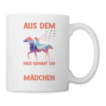 Reiten Pferdeliebhaber Reiterhof Pferde - Tasse - Weiß - Rechts