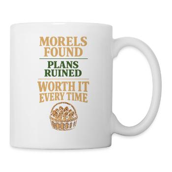 Morchelpilz-jäger Wilde Morchelpilze Auf - Tasse - Weiß - Rechts
