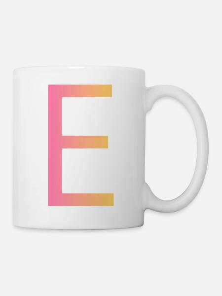 E - Tasse - Weiß