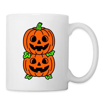Halloween pumpkins - Mug - white - Right