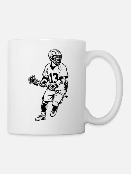 Lacrosse - Tasse - Weiß