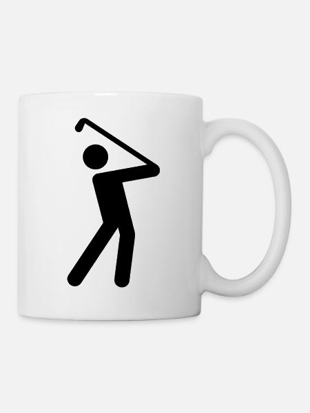 Golf - Tasse - Weiß