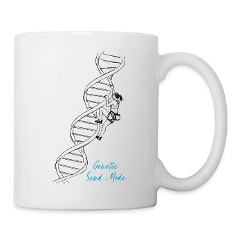 Ascension dans les études de génétique de l’ADN et de biologie - Mug blanc - blanc - Droite