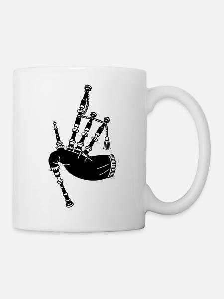 Dudelsäcke - Tasse - Weiß