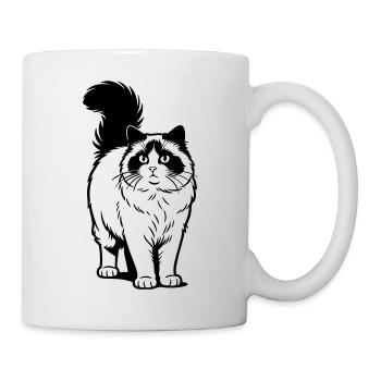ragdoll cat - Mug - white - Right