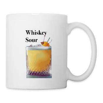 Citrus-Whiskey Cocktailglas - Tasse - Weiß - Rechts