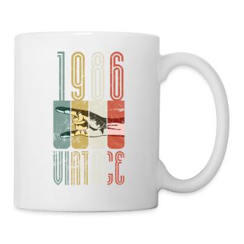 Millésime 1986 - Mug blanc - blanc - Droite
