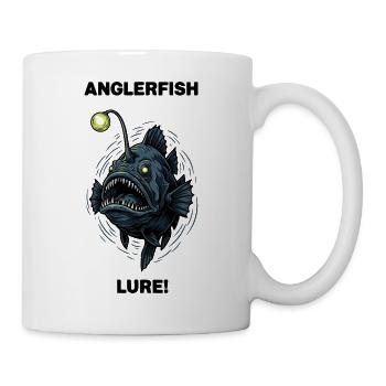 Abyssal-Seeteufel, Köder-Angler - Tasse - Weiß - Rechts
