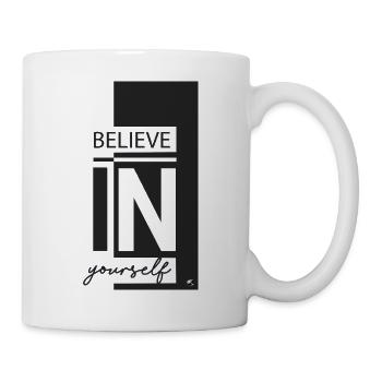 Believe in yourself - Mug - white - Right