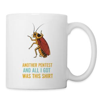I Survived Another Pentest Kakerlake - Tasse - Weiß - Rechts