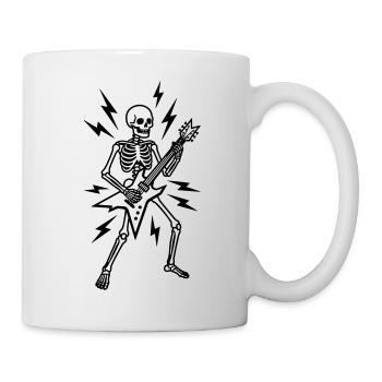 Metall - Tasse - Weiß - Rechts
