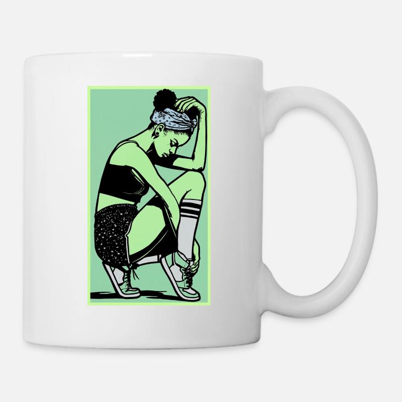 Female dancer #5 - Mug - white