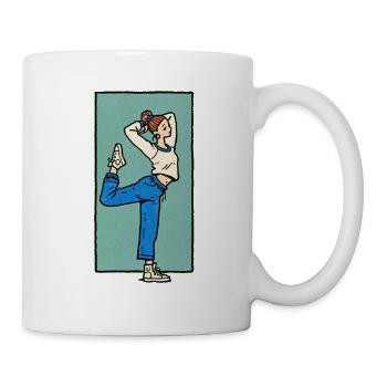 Yoga - Female #1 - Tasse - Weiß - Rechts