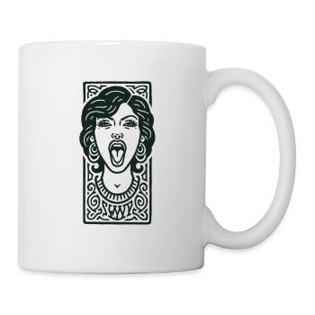 Hip Hop Face #3 - Tasse - Weiß - Rechts