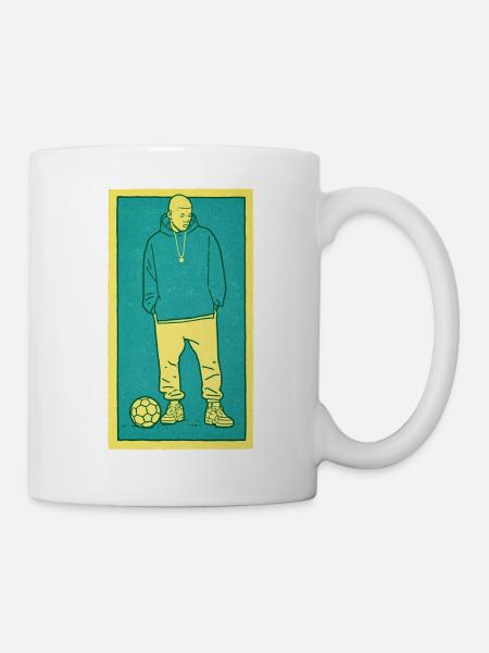 Football player #1 - Tasse - Weiß
