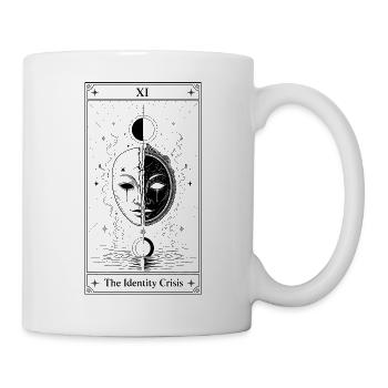 Identity Crisis | Tarot Card Memes - Mug - white - Right
