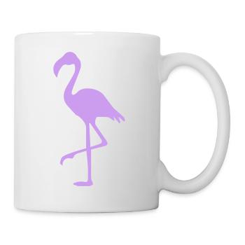 Flamant - Mug blanc - blanc - Droite