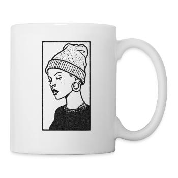 Hip Hop Face #4 - Mug - white - Right