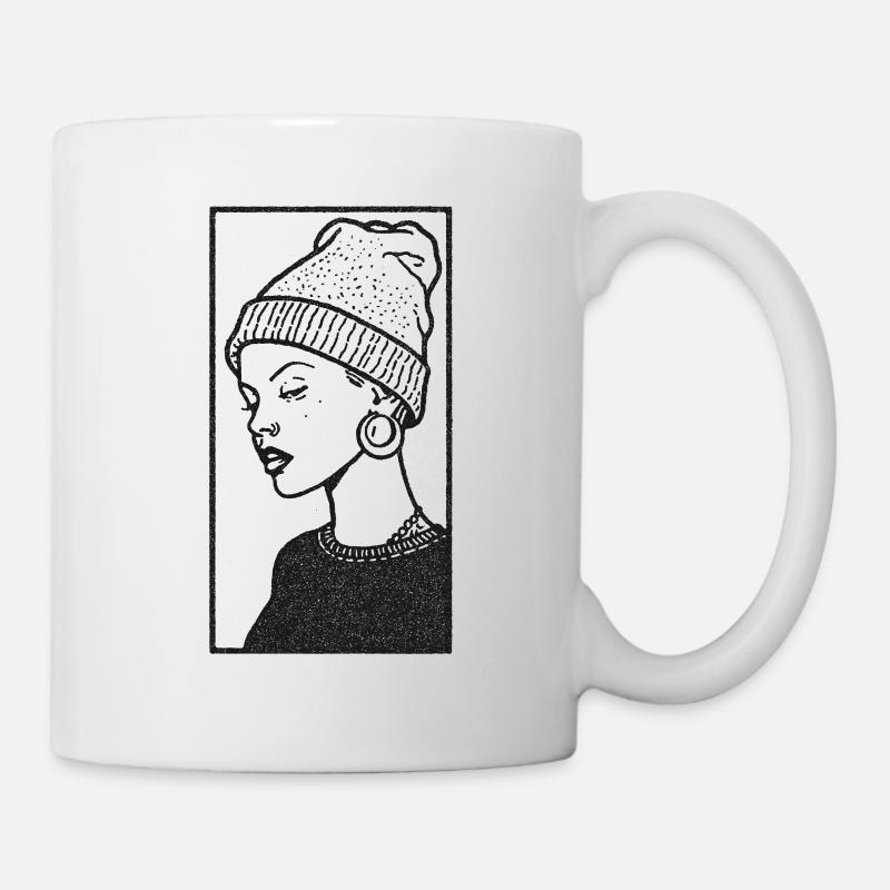 Hip Hop Face #4 - Mug - white