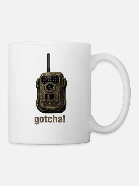 Überwachung, Kamera - Tasse - Weiß