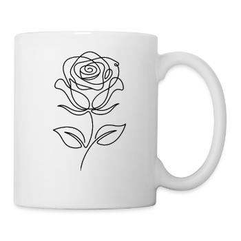 barely a rose - Mug - white - Right