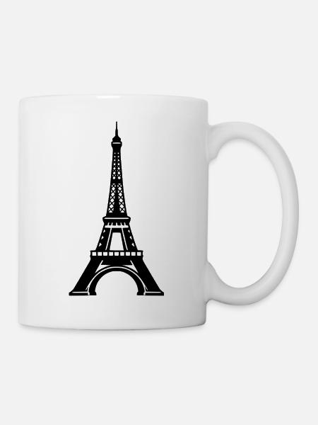 Eiffelturm - Tasse - Weiß