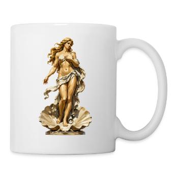 Sculpture d’Aphrodite Mer - Mug blanc - blanc - Droite
