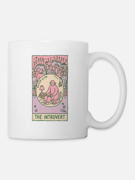 The Introvert - Tasse - Weiß
