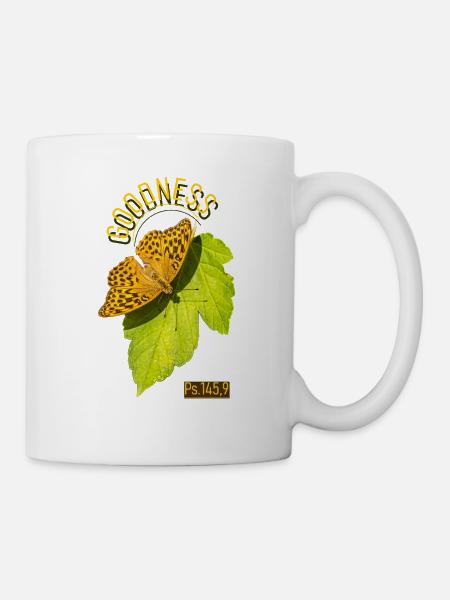Goodness Butterfly - Tasse - Weiß